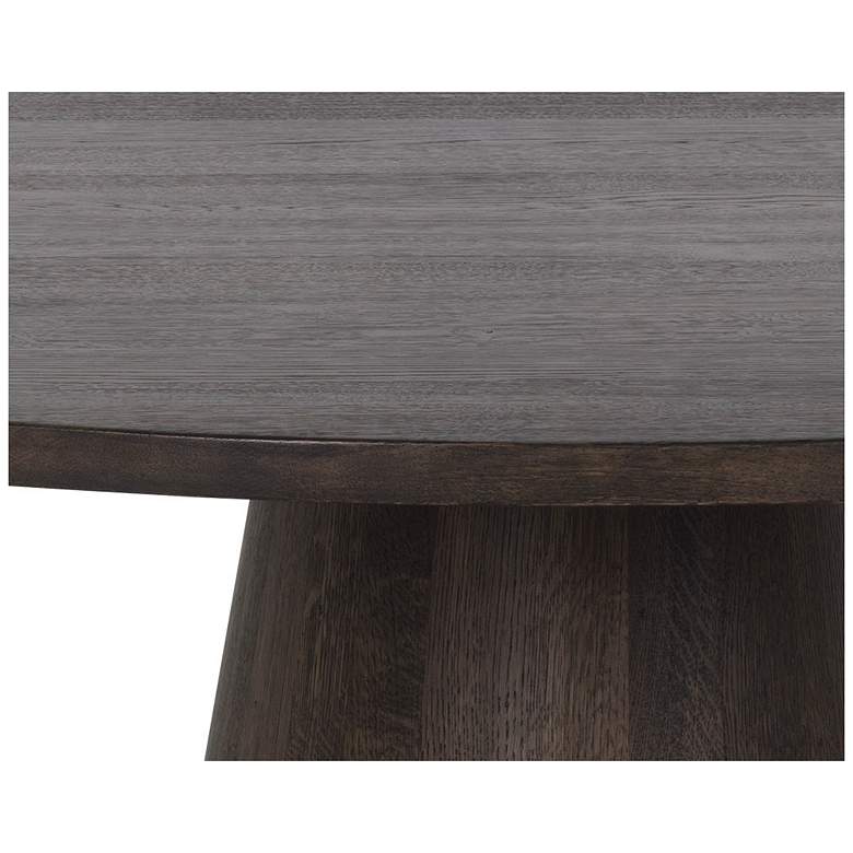 Image 5 Sunpan Elina Dining Table Round Brown Oak 54" more views