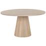 2_Sunpan Elina Dining Table Round Light Oak 54" more views