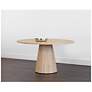 4_Sunpan Elina Dining Table Round Light Oak 54" more views