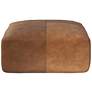 2_Sunpan Elio Ottoman Cognac Leather more views