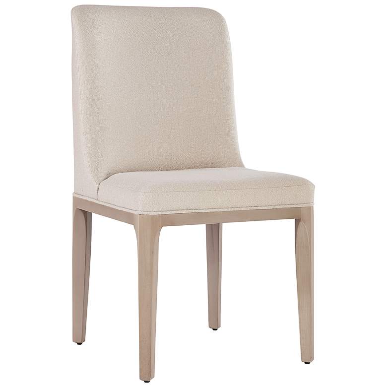 Image 2 Sunpan Elisa Dining Chair Light Oak Mainz Cream