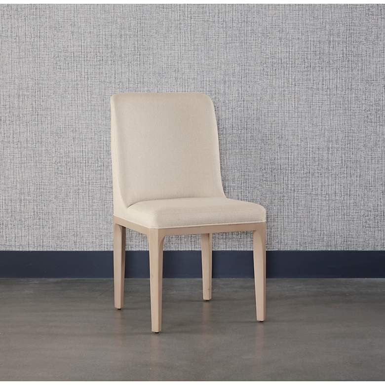 Image 1 Sunpan Elisa Dining Chair Light Oak Mainz Cream