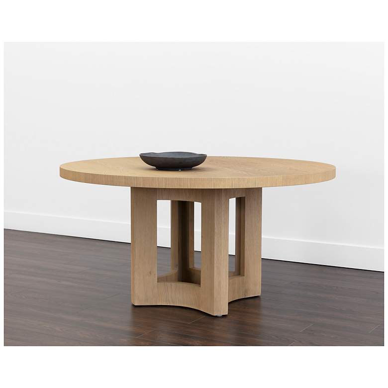 Image 4 Sunpan Elma Dining Table Natural 60" more views