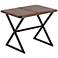 Sunpan Elon Stool Vintage Cognac Leather