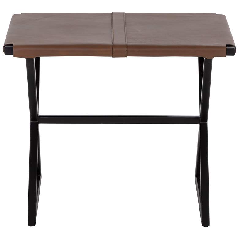 Image 2 Sunpan Elon Stool Vintage Cognac Leather more views