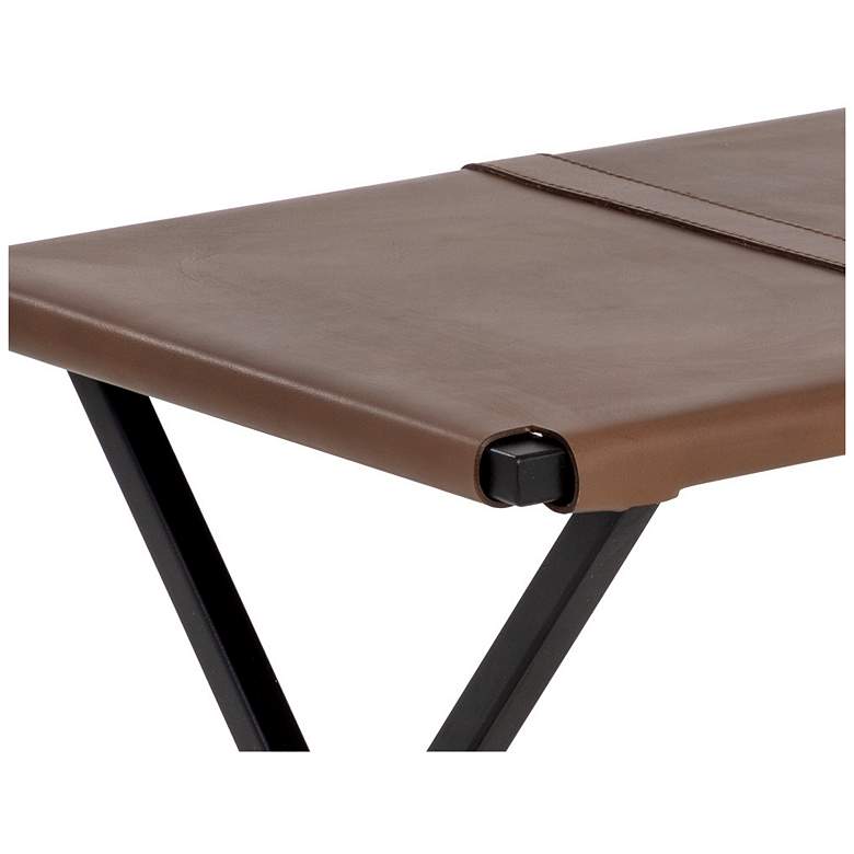 Image 4 Sunpan Elon Stool Vintage Cognac Leather more views