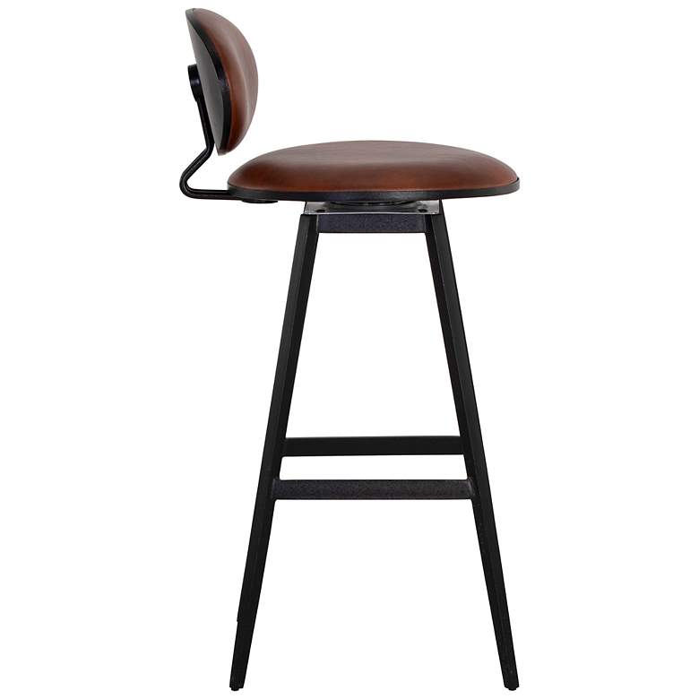 Image 2 Sunpan Ember Swivel Barstool Bravo Cognac more views