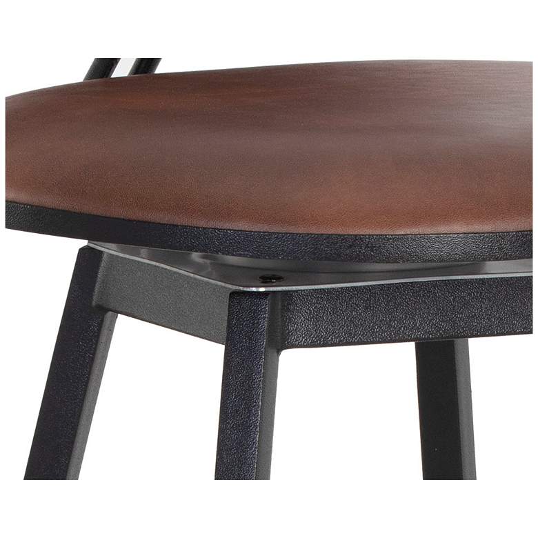 Image 6 Sunpan Ember Swivel Barstool Bravo Cognac more views