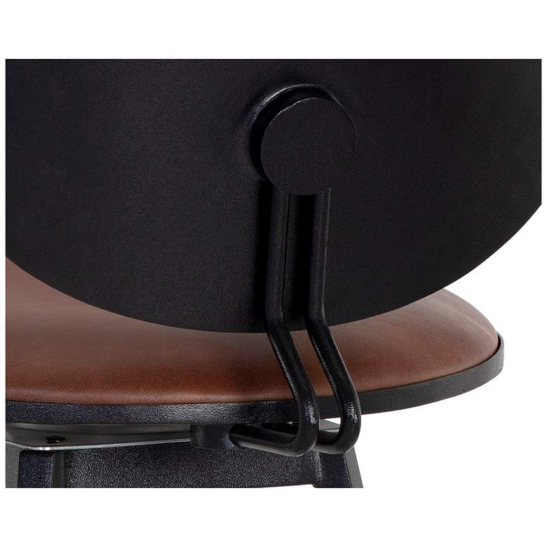 Image 7 Sunpan Ember Swivel Barstool Bravo Cognac more views