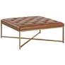 1_Sunpan Endall Ottoman Antique Brass Vintage Camel Leather