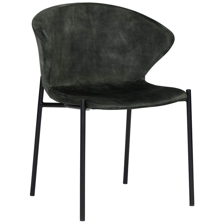 Image 1 Sunpan Eric Dining Chair Nono Dark Green Set of 2