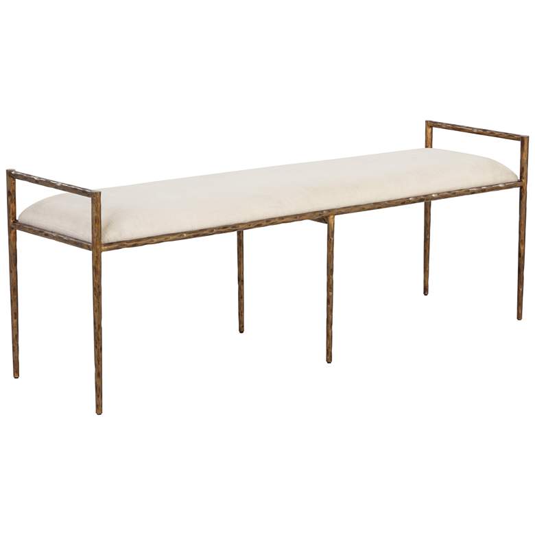 Image 1 Sunpan Esai Bench Zenith Alabaster