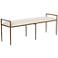 Sunpan Esai Bench Zenith Alabaster