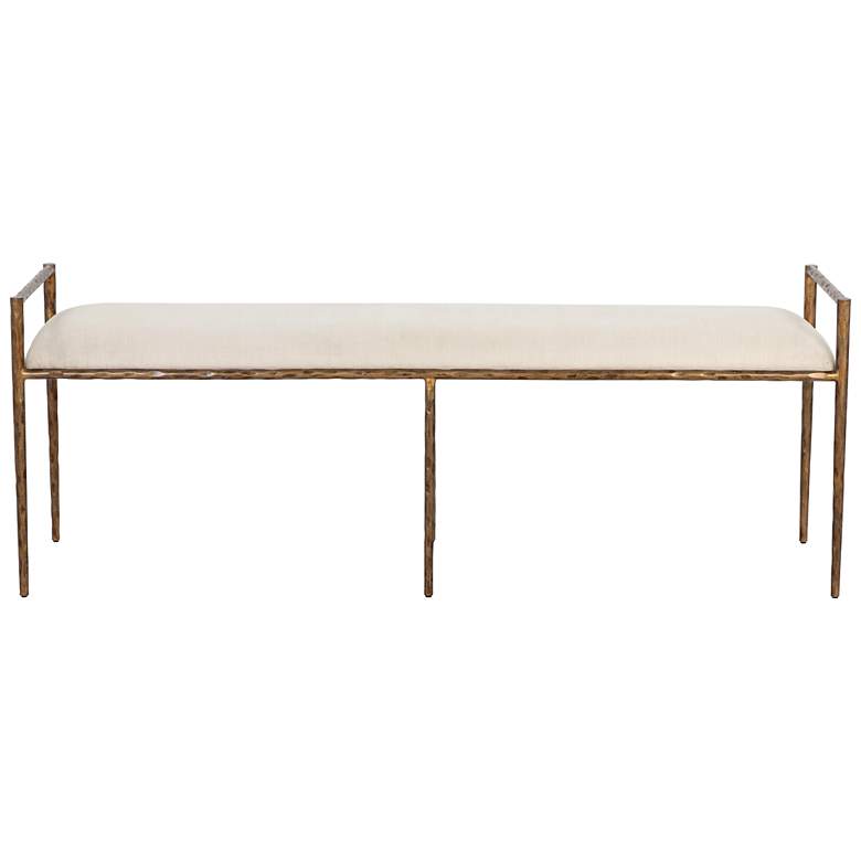 Image 2 Sunpan Esai Bench Zenith Alabaster more views