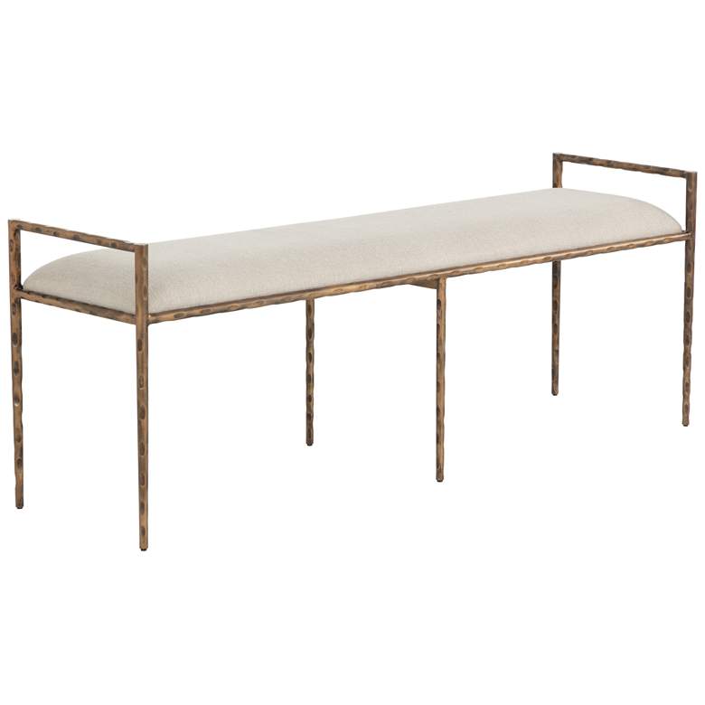 Image 1 Sunpan Esai Bench Zenith Taupe Gray