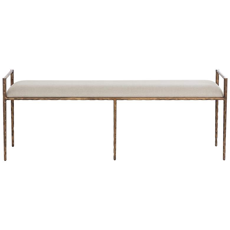 Image 2 Sunpan Esai Bench Zenith Taupe Gray more views