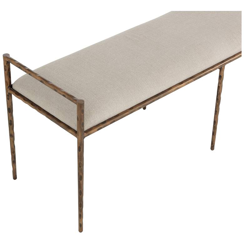 Image 4 Sunpan Esai Bench Zenith Taupe Gray more views