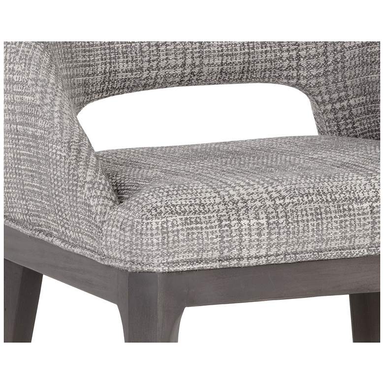 Image 6 Sunpan Estrada Dining Chair Naya Check Light Gray more views