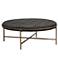 Sunpan Ethel Ottoman Round Piccolo Pebble