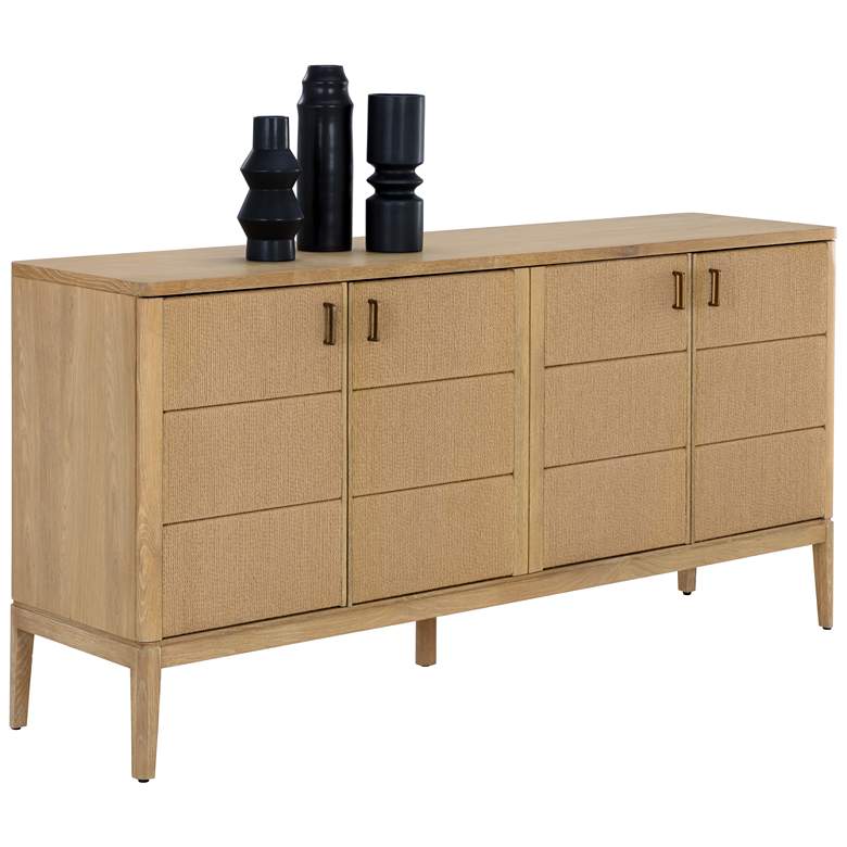 Image 1 Sunpan Etienne Sideboard Rustic Oak