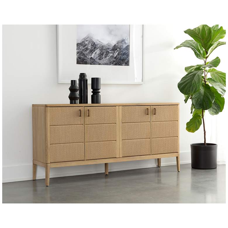Image 5 Sunpan Etienne Sideboard Rustic Oak more views