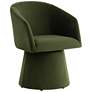 1_Sunpan Etta Swivel Dining Armchair Moss Green