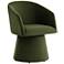 Sunpan Etta Swivel Dining Armchair Moss Green