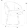6_Sunpan Etta Swivel Dining Armchair Moss Green more views