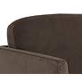 3_Sunpan Everton 32" Wide Meg Dark Brown Fabric Lounge Chair more views