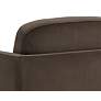 5_Sunpan Everton 32" Wide Meg Dark Brown Fabric Lounge Chair more views