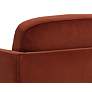 5_Sunpan Everton Meg 32" Wide Rust Fabric Modern Lounge Chair more views