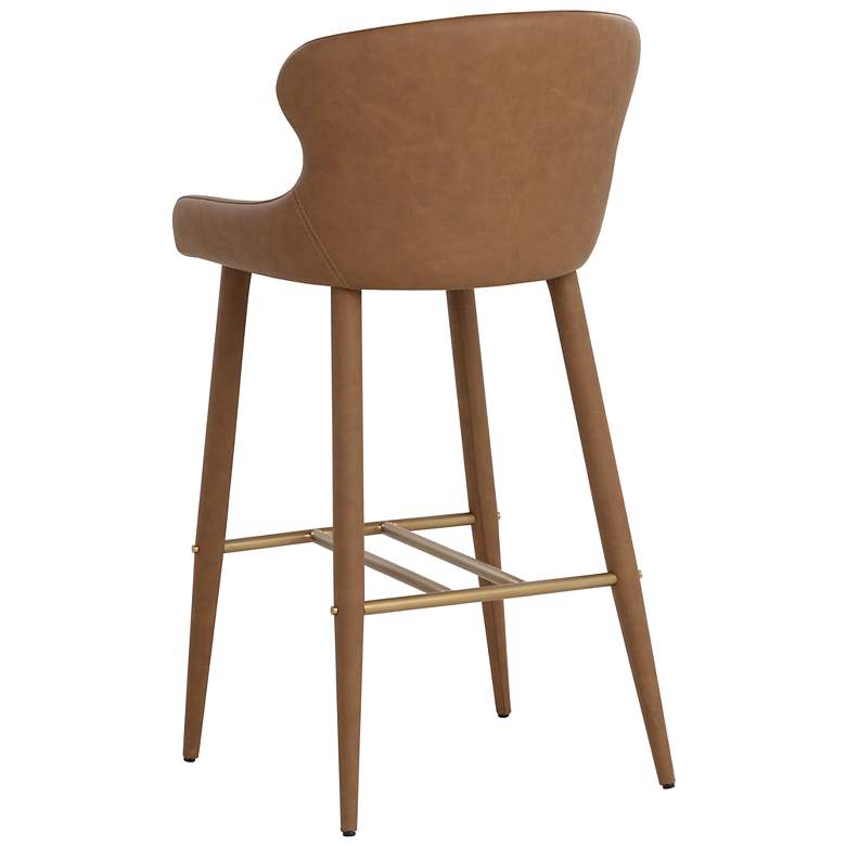 Image 4 Sunpan Evora Barstool Milliken Cognac more views