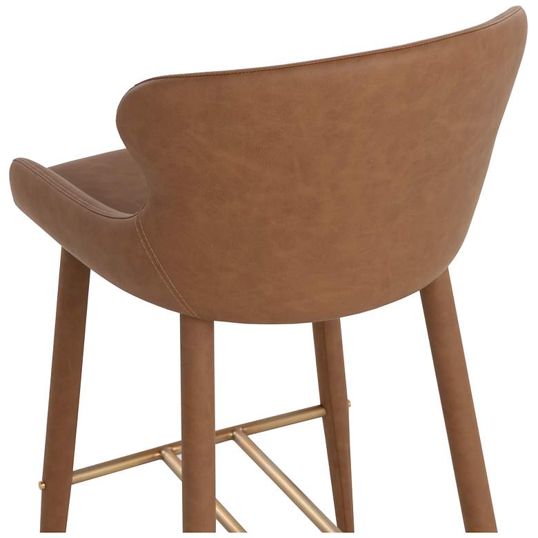 Image 5 Sunpan Evora Barstool Milliken Cognac more views