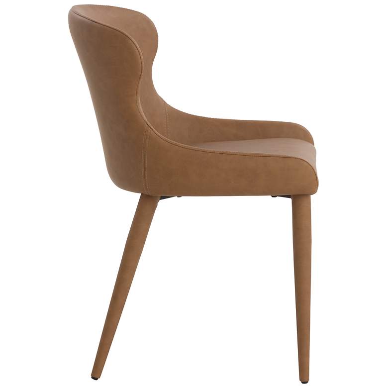 Image 3 Sunpan Evora Dining Chair Milliken Cognac Set of 2 more views
