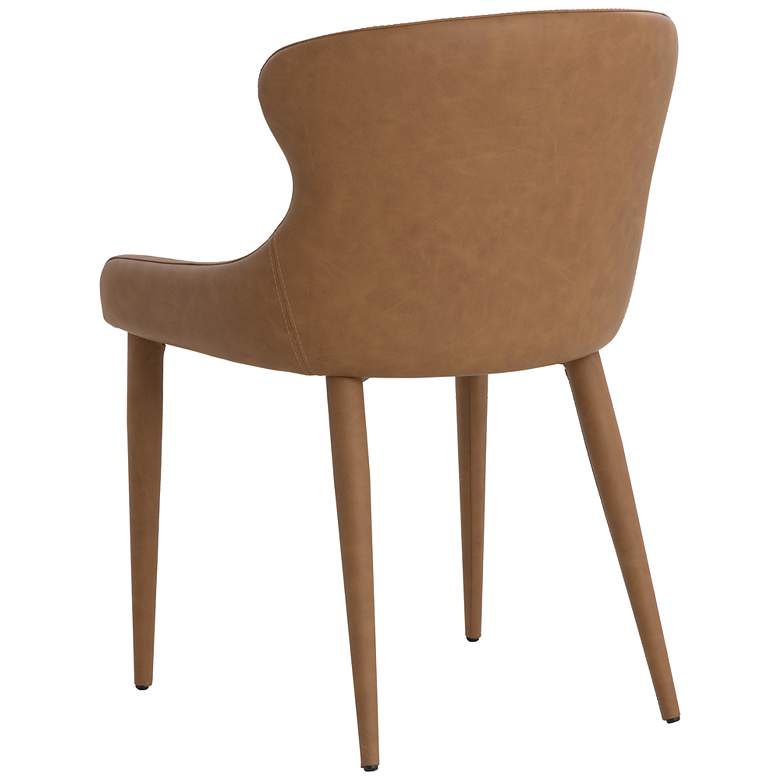 Image 4 Sunpan Evora Dining Chair Milliken Cognac Set of 2 more views
