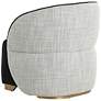 4_Sunpan Fatina Lounge Chair Abbington Black and Vera White Pepper more views