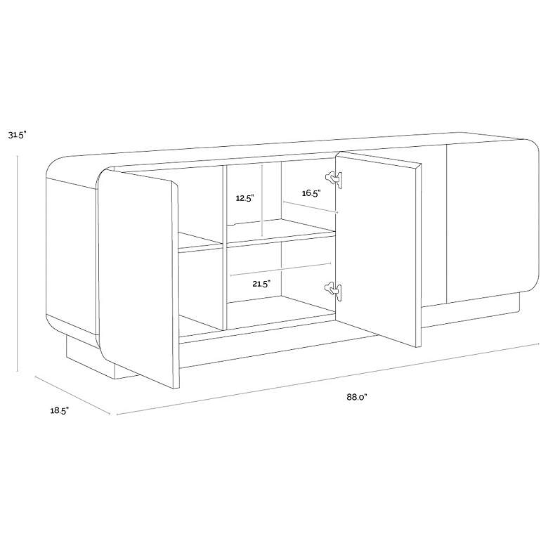 Image 7 Sunpan Fauna Sideboard more views