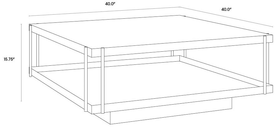Sunpan Finch Coffee Table