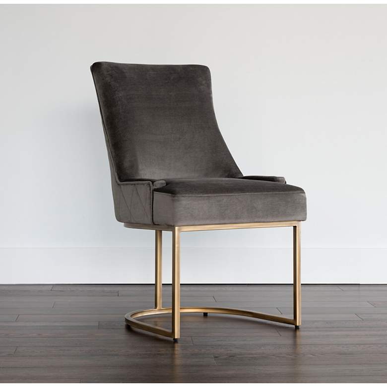 Image 1 Sunpan Florence Dining Chair Piccolo Pebble Set of 2