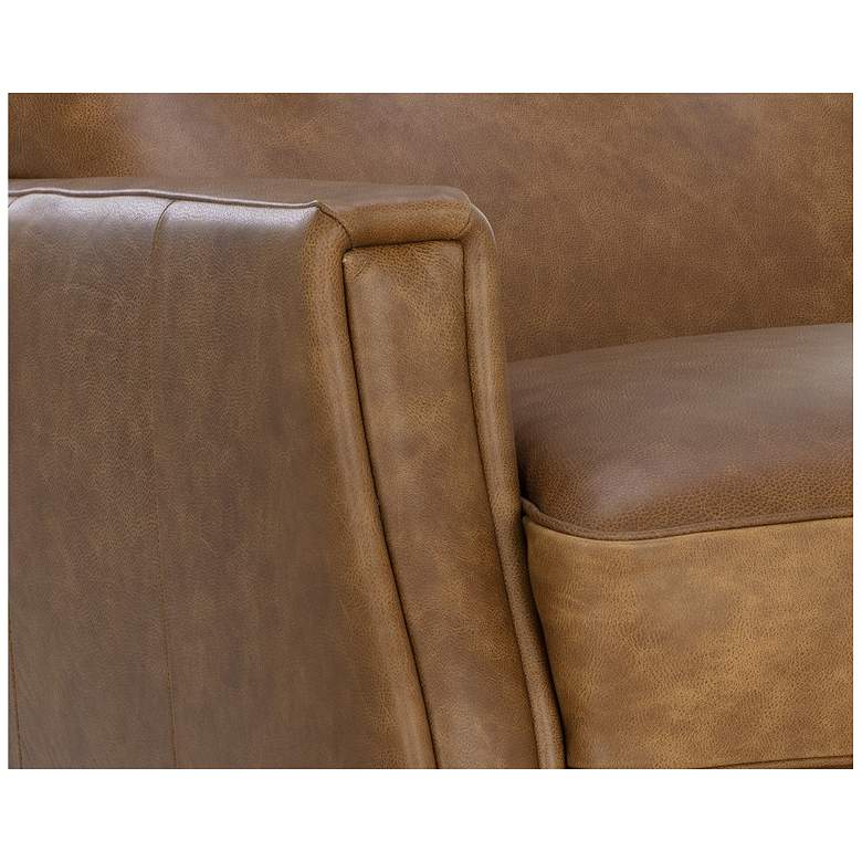 Image 6 Sunpan Florenzi Lounge Chair Cognac Leather more views