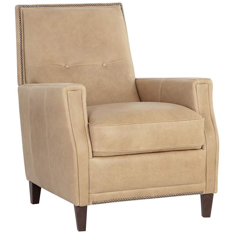 Image 1 Sunpan Florenzi Lounge Chair Latte Leather