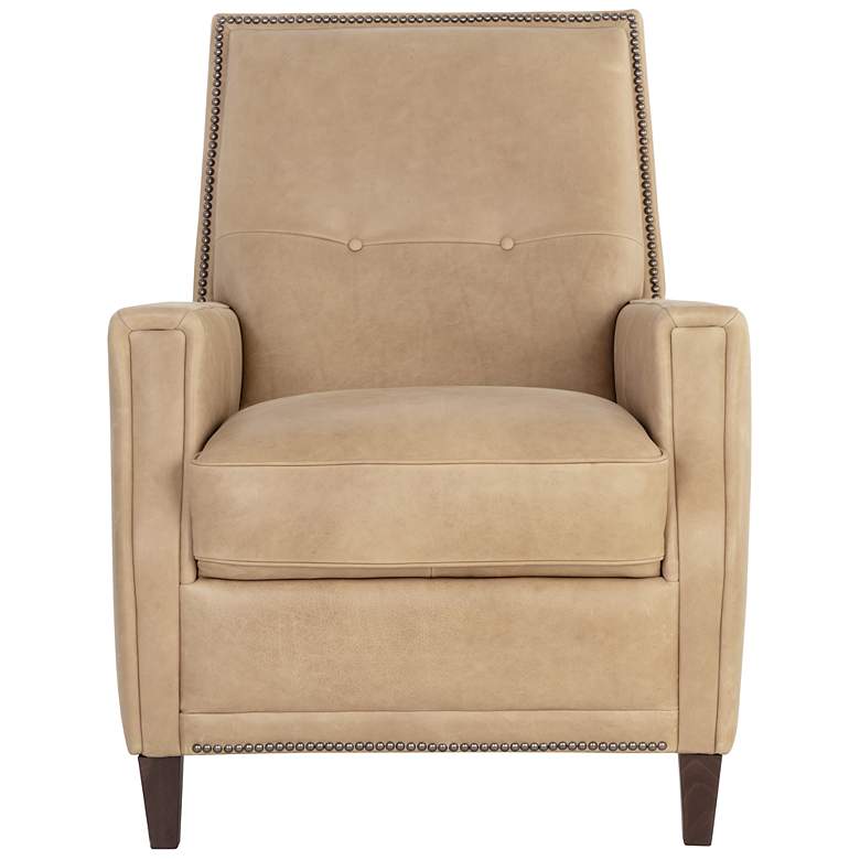 Image 2 Sunpan Florenzi Lounge Chair Latte Leather more views