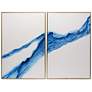 1_Sunpan Fluidity (Set of 2) 40" X 60" Gold Floater Frame