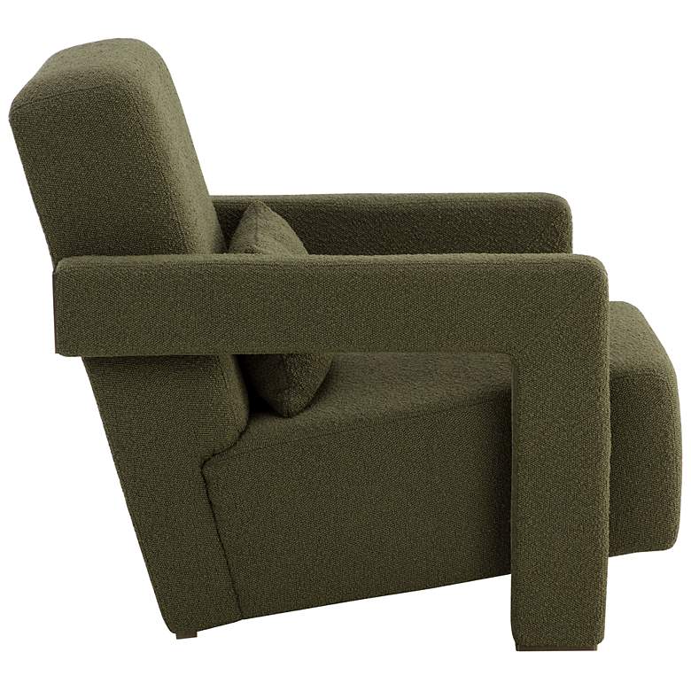 Image 3 Sunpan Forester Lounge Chair Copenhagen Olive more views