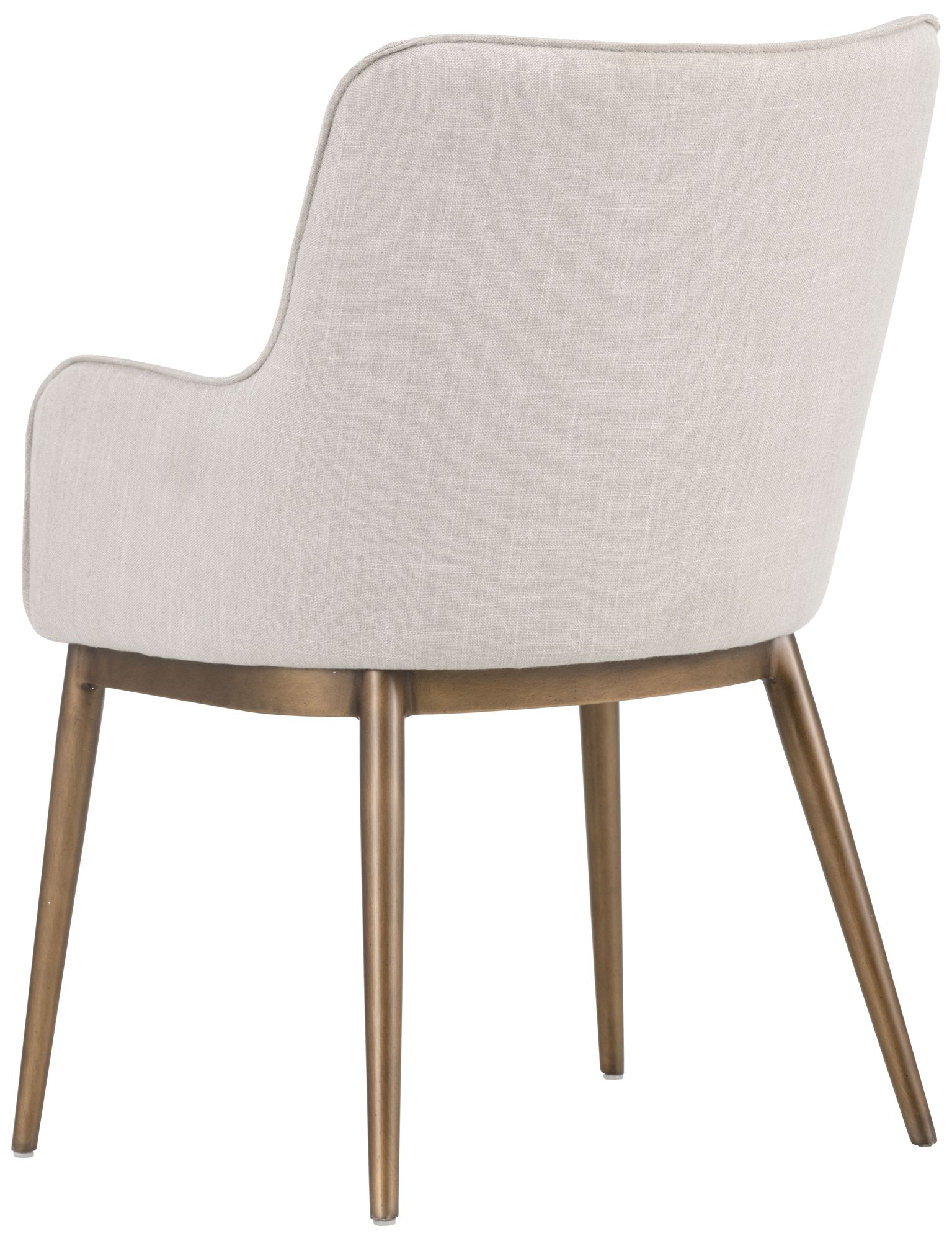 Image 4 Sunpan Franklin Dining Armchair Beige Linen more views