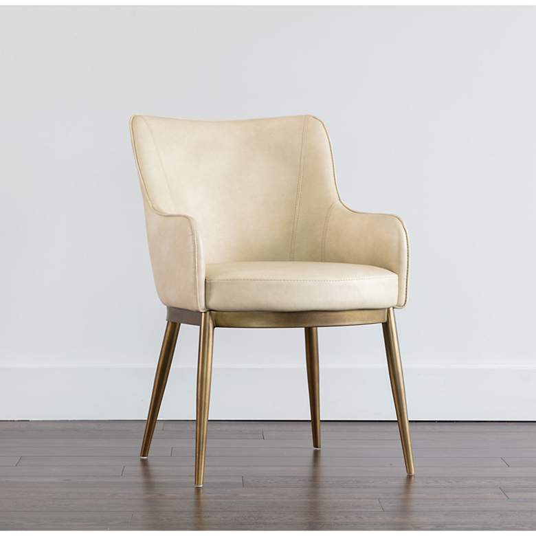 Image 1 Sunpan Franklin Dining Armchair Bravo Cream
