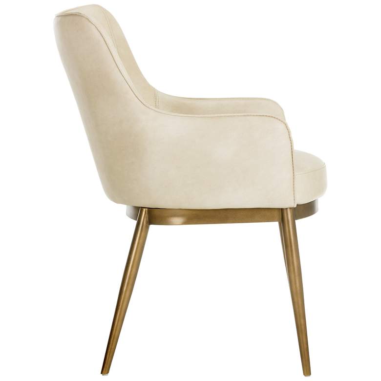 Image 3 Sunpan Franklin Dining Armchair Bravo Cream more views