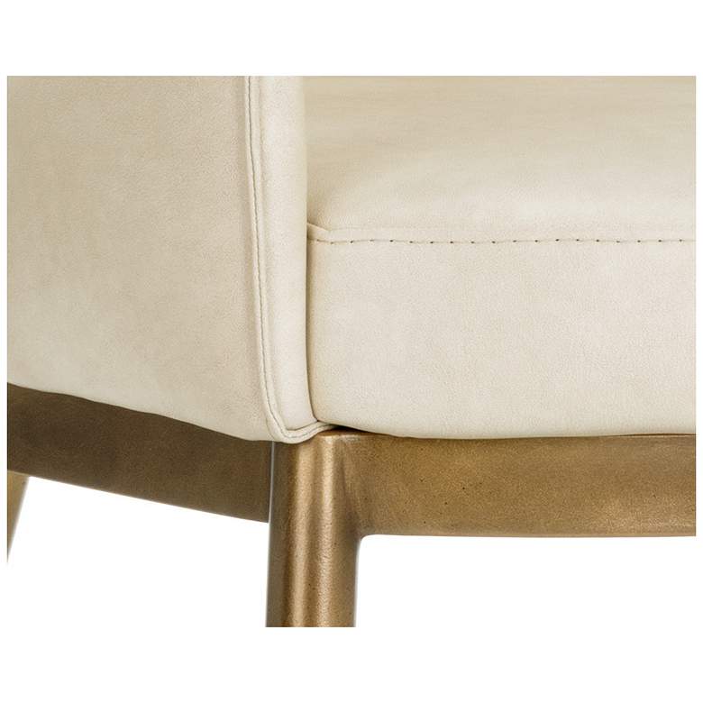 Image 6 Sunpan Franklin Dining Armchair Bravo Cream more views