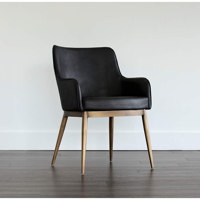 Image 1 Sunpan Franklin Dining Armchair Vintage Black
