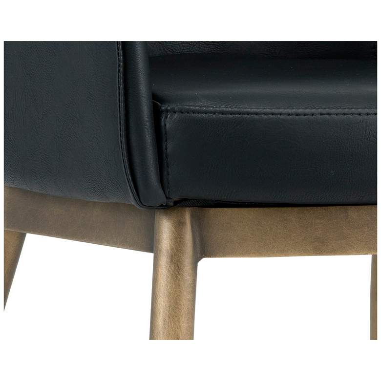 Image 6 Sunpan Franklin Dining Armchair Vintage Black more views